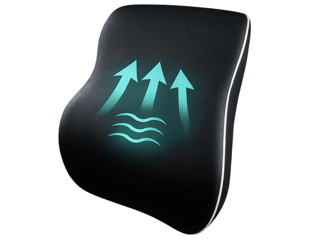 Coussin Lombaire Voiture – Soulage le Mal de Dos & Améliore la Posture - 