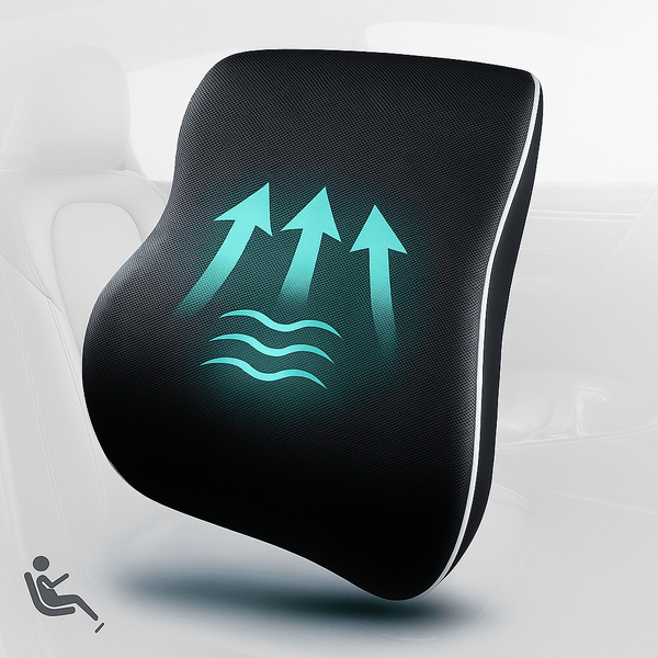 Coussin Lombaire Voiture – Soulage le Mal de Dos & Améliore la Posture - 