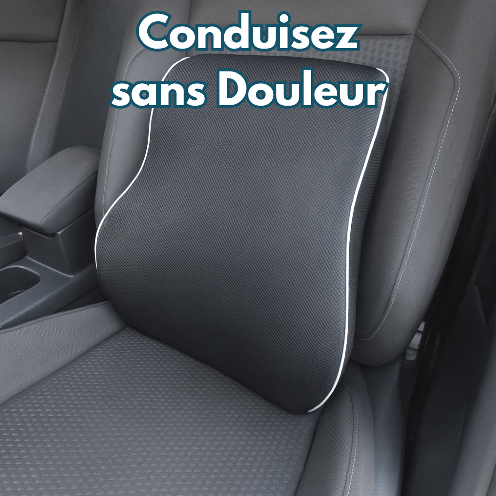 Coussin Lombaire Voiture – Soulage le Mal de Dos & Améliore la Posture - 