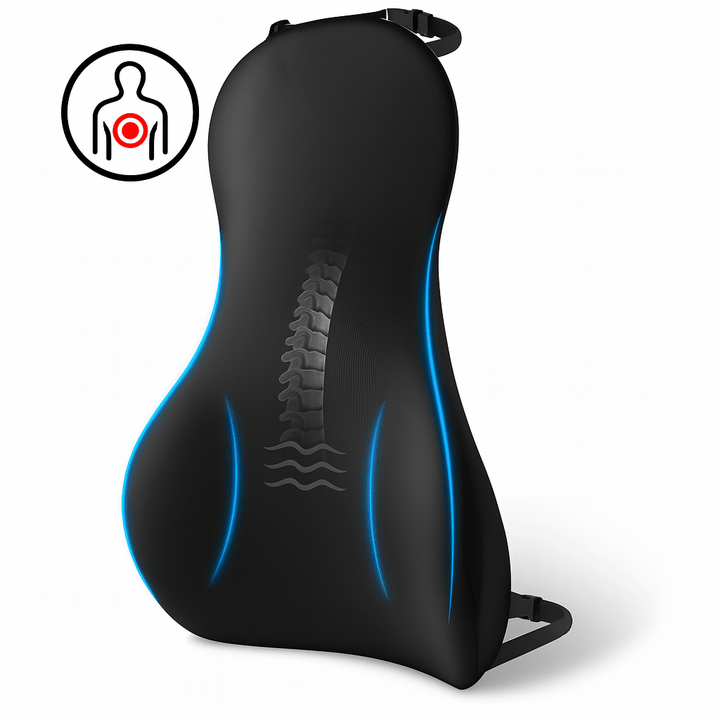 Coussin Lombaire Voiture Soutien Dorsal Ergonomique Confort Dos - Coussin Lombaire Voiture