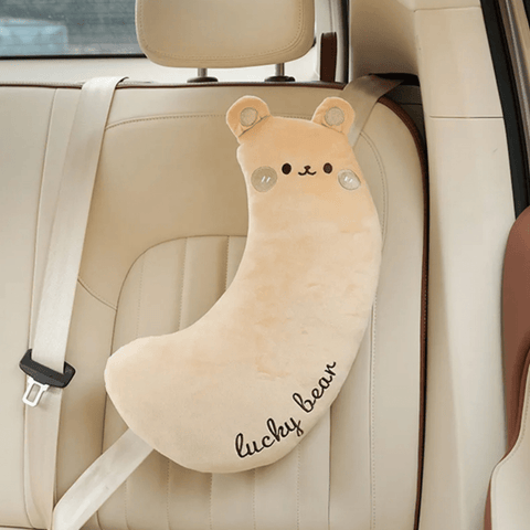 Coussin Peluche Repose-Tête de Ceinture pour Enfant