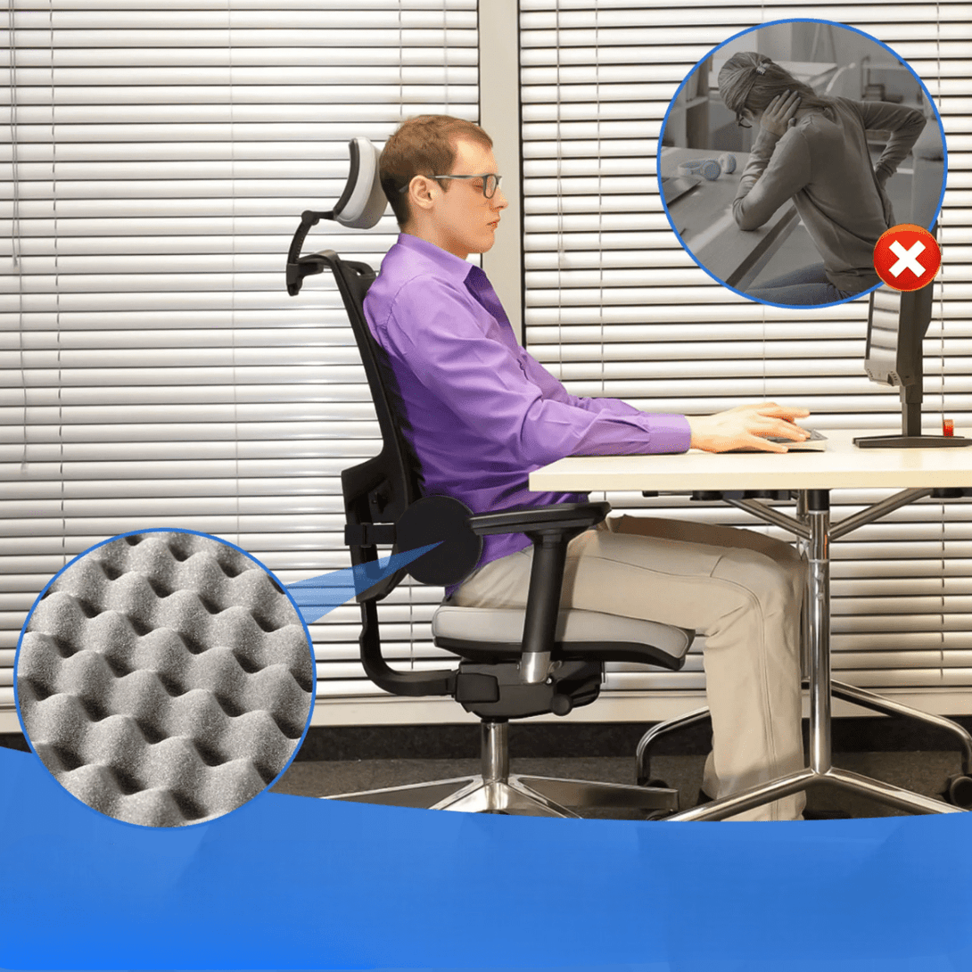 Coussin Rouleau de Soutien Lombaire Voiture - 