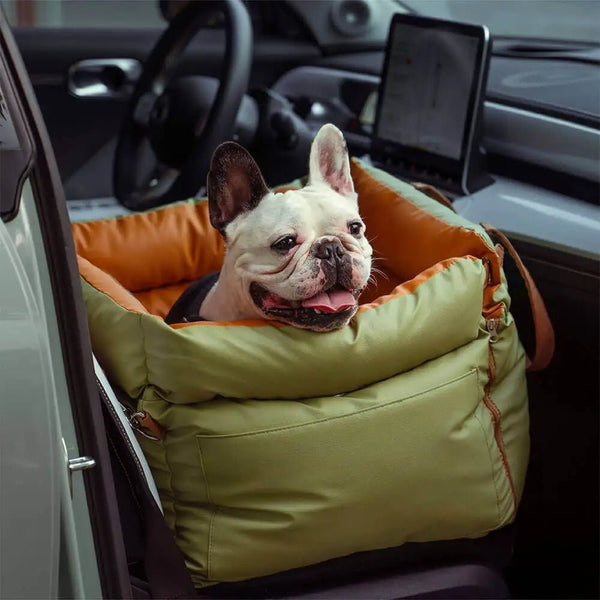 Siège Auto - Lit Portable et Rembourré pour Animaux - 