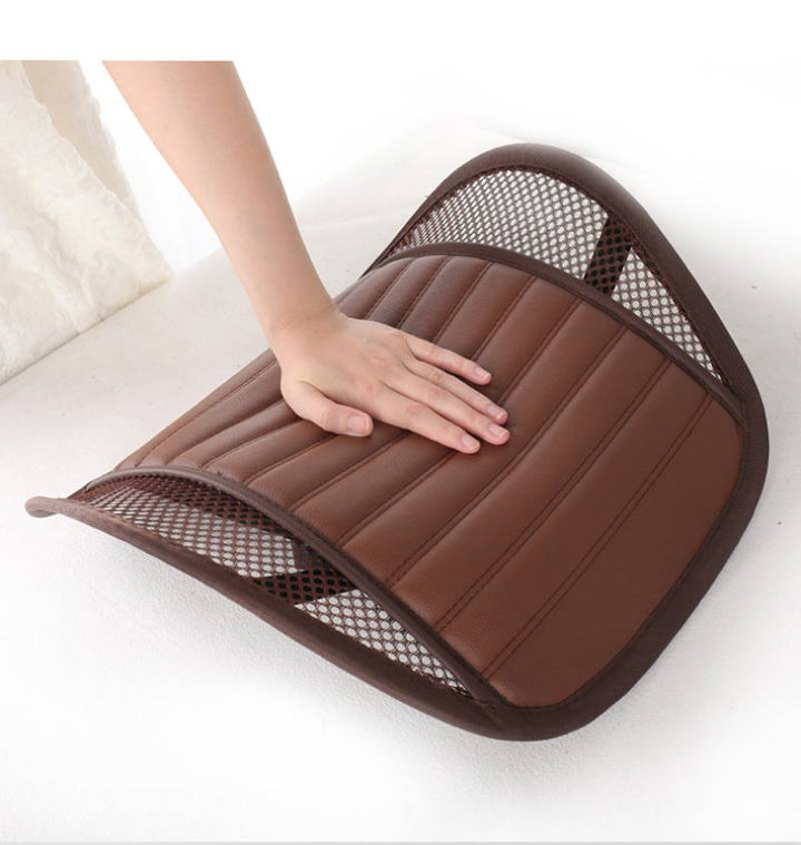 Coussin Soutien Dos Lombaire Cuir Voiture - 0