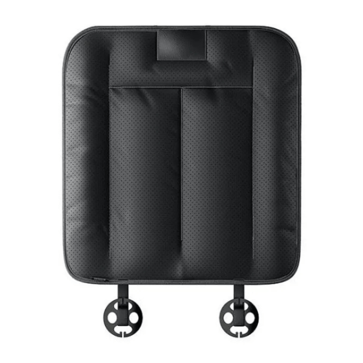 Coussin Voiture Universel en Cuir PU Noir - 