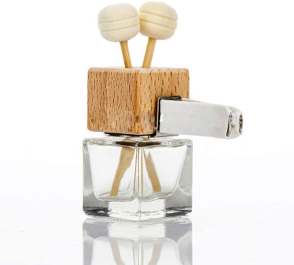 Désodorisant Huiles Essentielles - Mini Flacon Verre Suspendue - 0