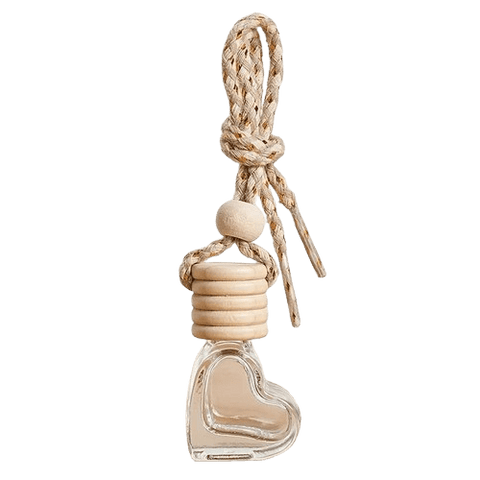 Désodorisant Voiture Pendentif Cœur de Verre