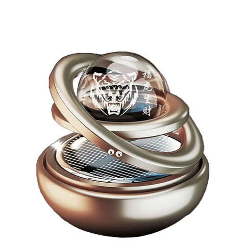 Diffuseur d'Air Solaire Rotatif Voiture - Tigre