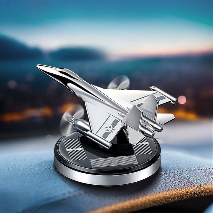 Diffuseur d'Air Solaire Voiture - Avion de chasse - 0