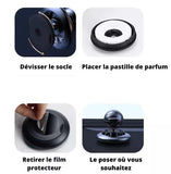 Diffuseur d'Air Solaire Voiture - Basketball - 0