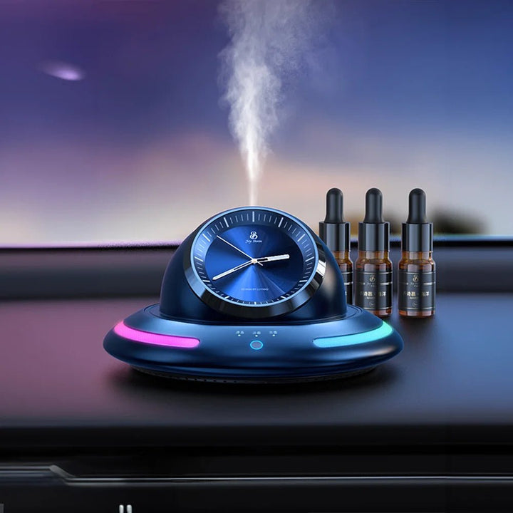 Diffuseur Huile Essentielle Voiture avec Horloge - 