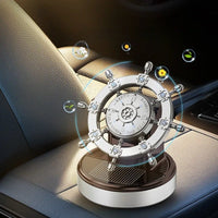 Diffuseur Huile Voiture Gouvernail Solaire Rotatif - 