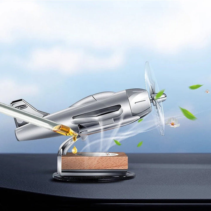 Diffuseur Voiture Huile Essentiel Avion Solaire - 