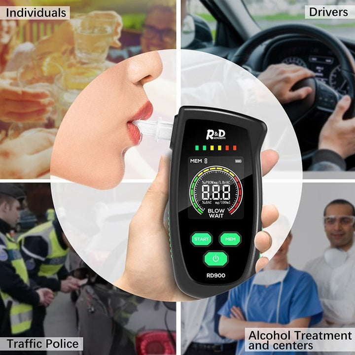 Éthylotest Voiture Testeur d'Alcoolémie Numérique - 0