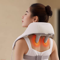 Coussin Massage Musculaire Shiatsu Chauffant Portable
