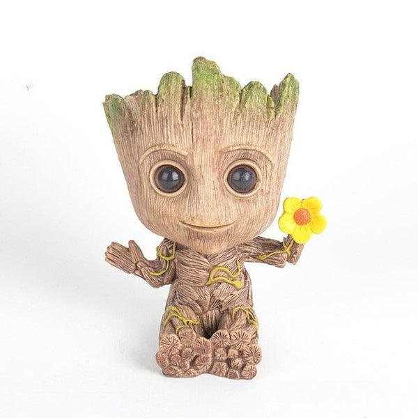 Figurine Baby Groot Pendentif Rétroviseur Voiture - 0
