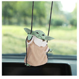 Figurine Baby Yoda Pendentif Rétroviseur Voiture - 0