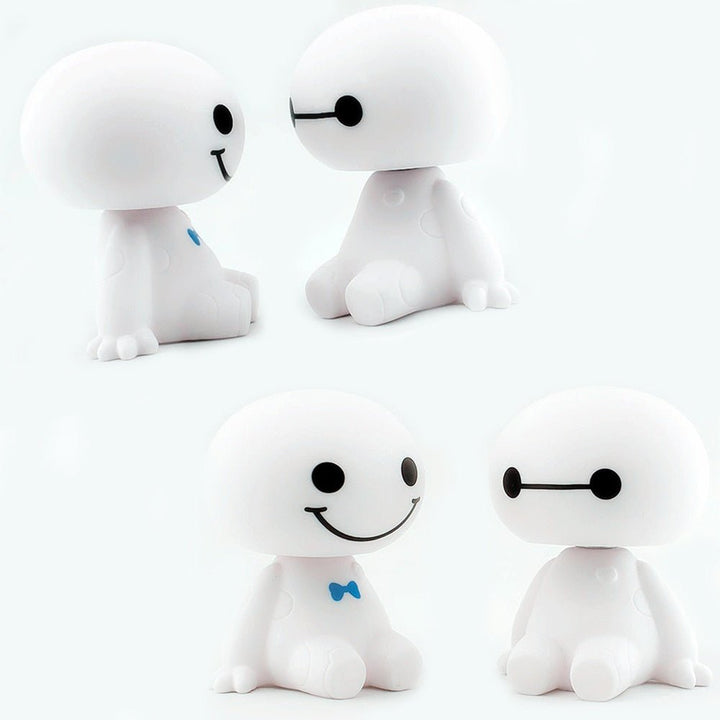 Figurine Baymax Robot Tête Ressort - 0