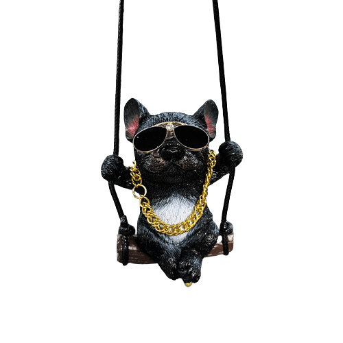 Figurine Bulldog BlingBling Suspendue - 0