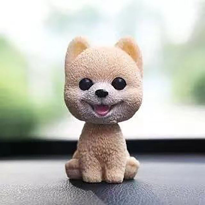 Figurine Chiots Mignons Tête Secouante - 0