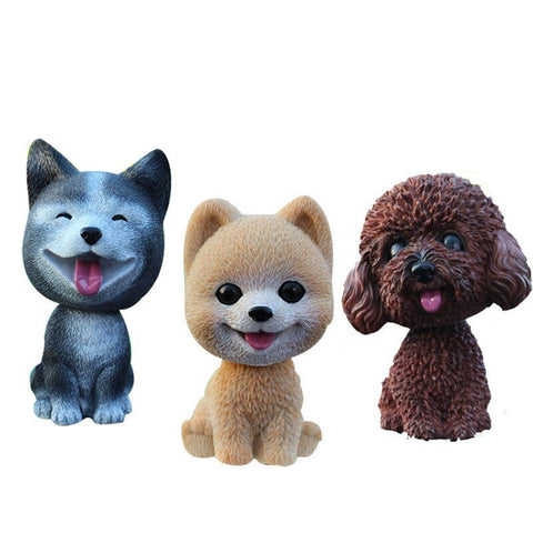 Figurine Chiots Mignons Tête Secouante