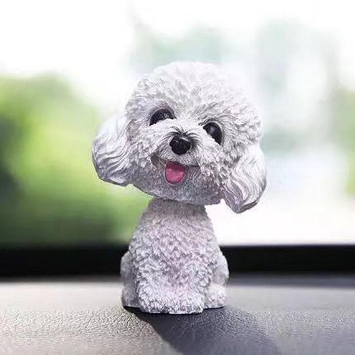 Figurine Chiots Mignons Tête Secouante - 0
