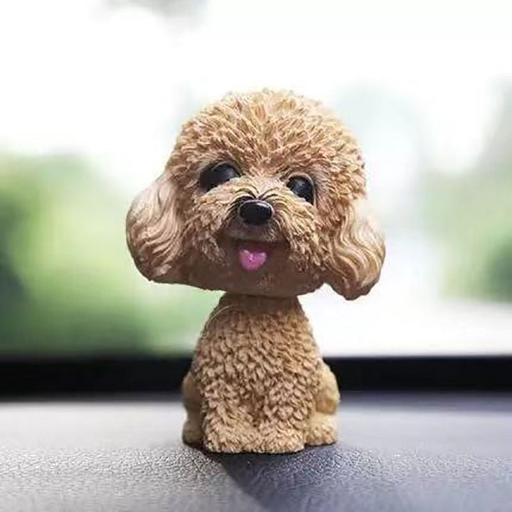 Figurine Chiots Mignons Tête Secouante - 0