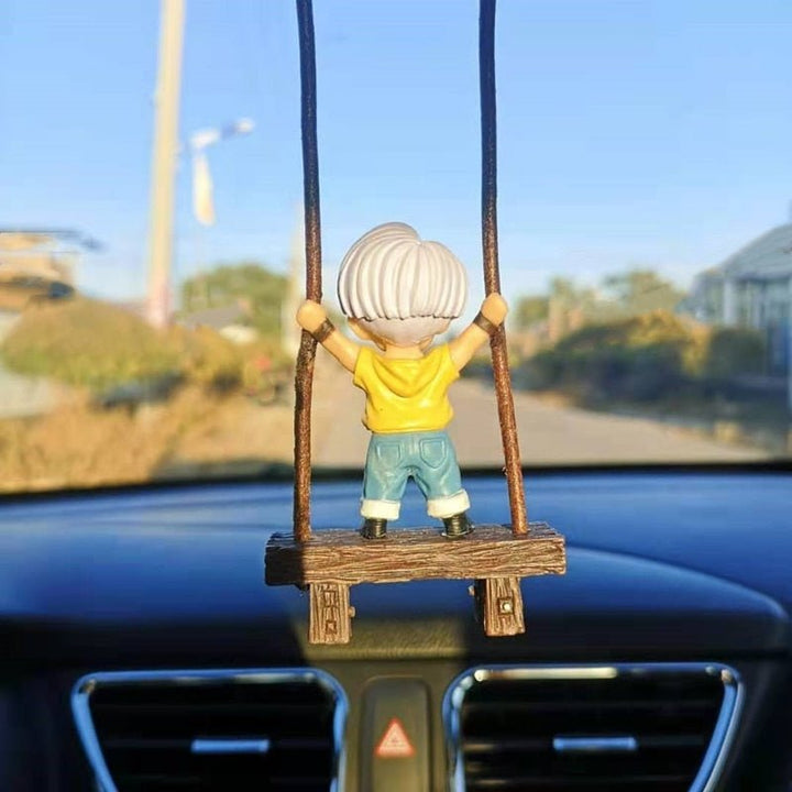 Figurine Dragon Ball Balançoire Rétroviseur Voiture - 0