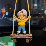 Figurine Dragon Ball Balançoire Rétroviseur Voiture - 0