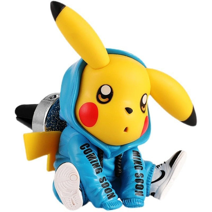 Figurine Pokemon Pikachu Clip Grille Voiture - 0