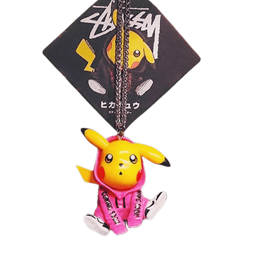 Figurine Pokemon Pikachu Pendentif Rétroviseur Voiture - 0