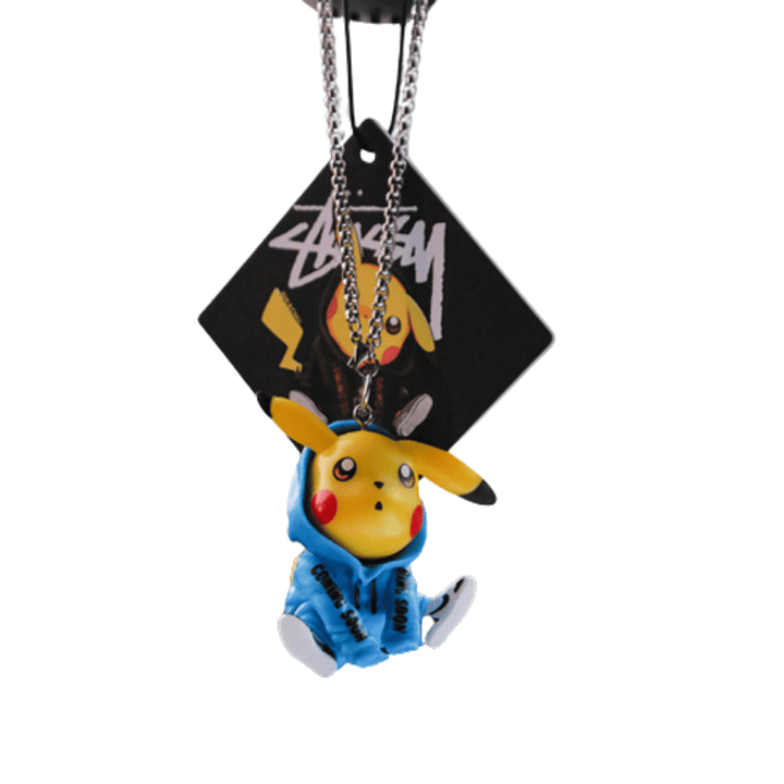 Figurine Pokemon Pikachu Pendentif Rétroviseur Voiture - 0
