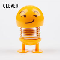 Figurine Ressort Emoji Expression Console Voiture - 0
