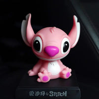 Figurines Disney Lilo et Stitch Têtes Mobiles Voiture - 