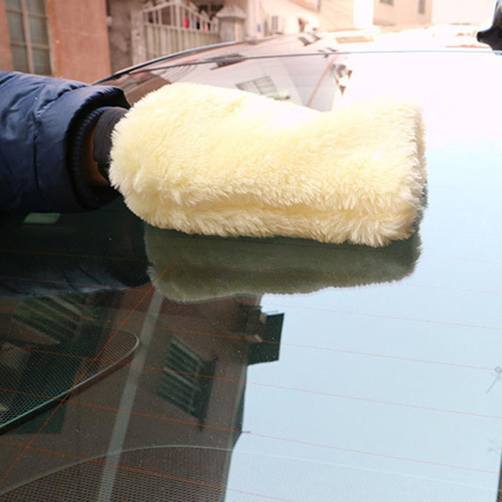 Gant Nettoyage Voiture Laine Douce Artificielle - 0