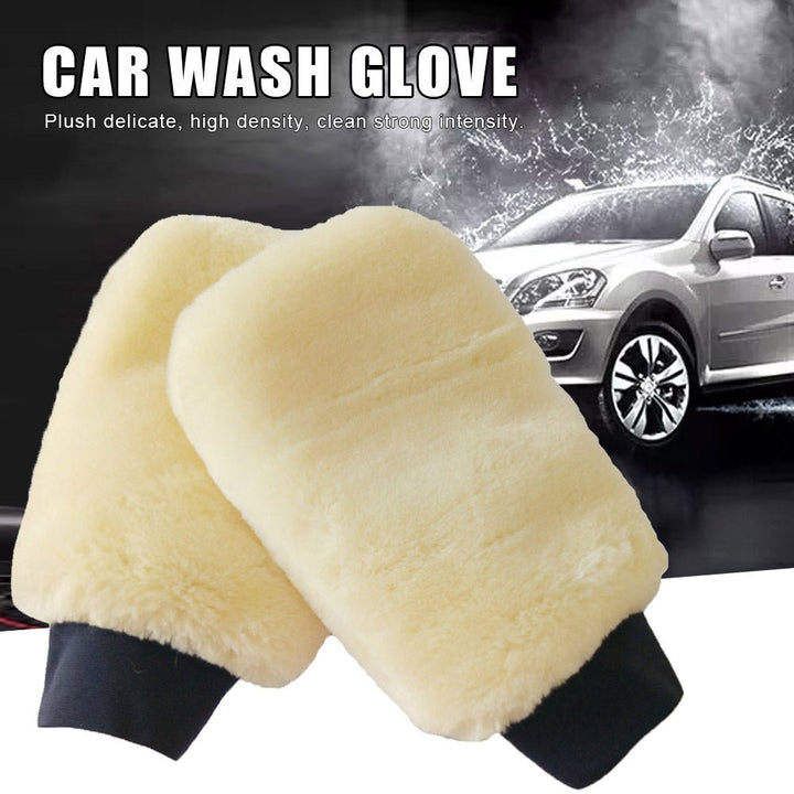 Gant Nettoyage Voiture Laine Douce Artificielle - 0