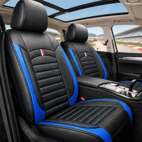 Housse de Siège Voiture Cuir PU – Édition Grand Prix France