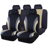 Housse pour Siège Voiture Tissu Élégant – Kit Complet 5 Places - 