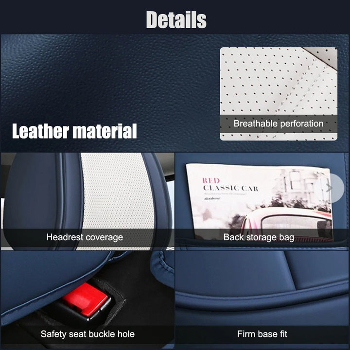 Housse Siège Voiture Cuir Style et Performance - 
