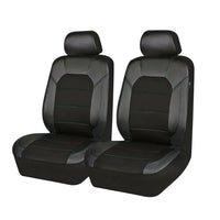 Housses de Siège Voiture Simili Cuir Style Sport - 