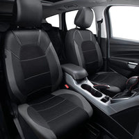 Housses de Siège Voiture Simili Cuir Style Sport - 
