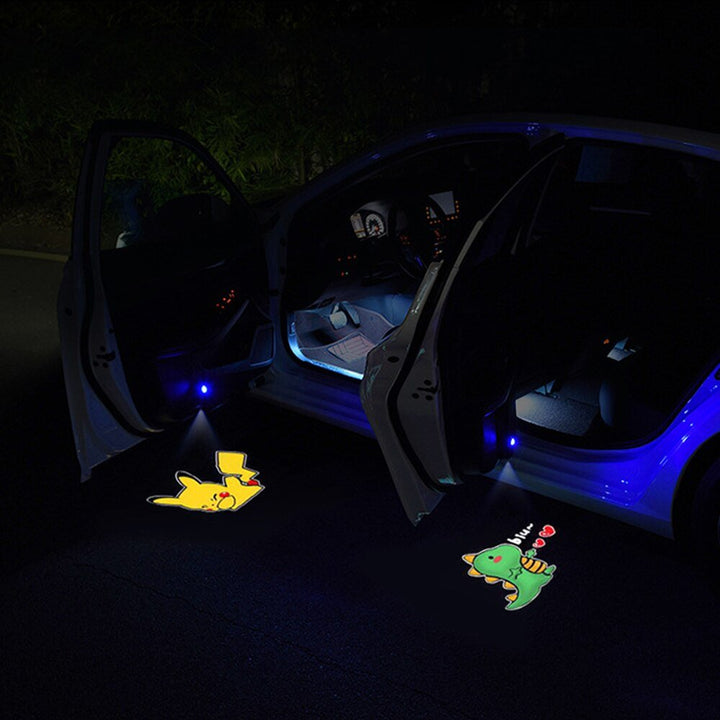 Lampe LED Voiture Projecteur Animation Cartoon - 0