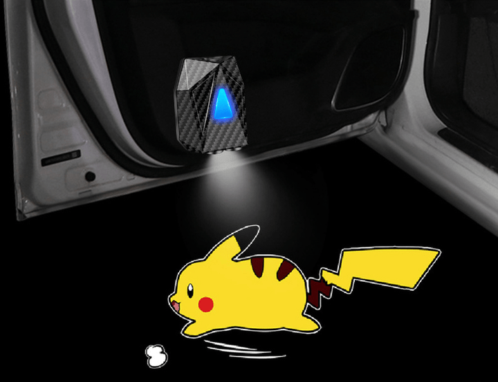 Lampe LED Voiture Projecteur Animation Cartoon - 0