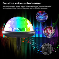 LED Voiture Intérieur Boule Disco Capteur DJ - 0