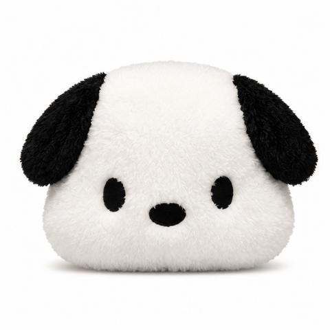 Oreiller Appui-Tête Voiture Chien en Peluche