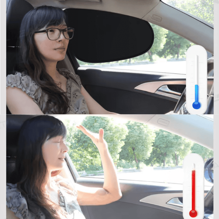 Pare Soleil Latéral Voiture – Fixation Statique 4 Couches Anti - UV - 