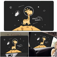 Pare Soleil Voiture Bébé Aimanté Girafe Mignonne - 