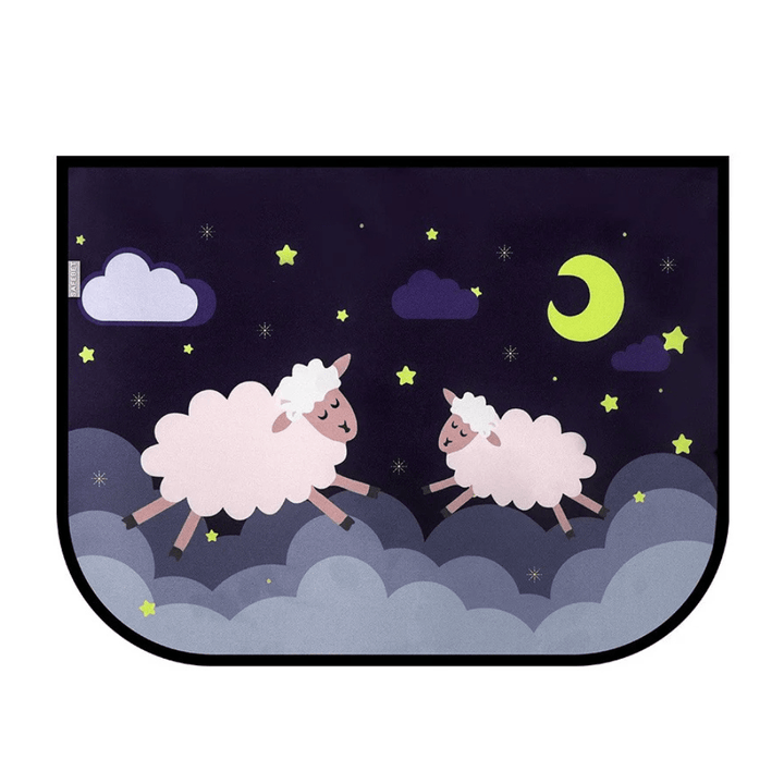 Pare Soleil Voiture Bébé Aimanté – Motif Mignon Universel - 