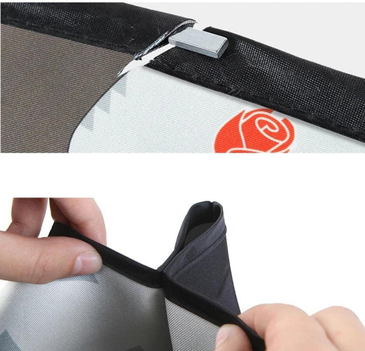 Pare Soleil Voiture Bébé Aimanté – Motif Mignon Universel - 