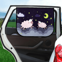Pare Soleil Voiture Bébé Aimanté – Motif Mignon Universel - 